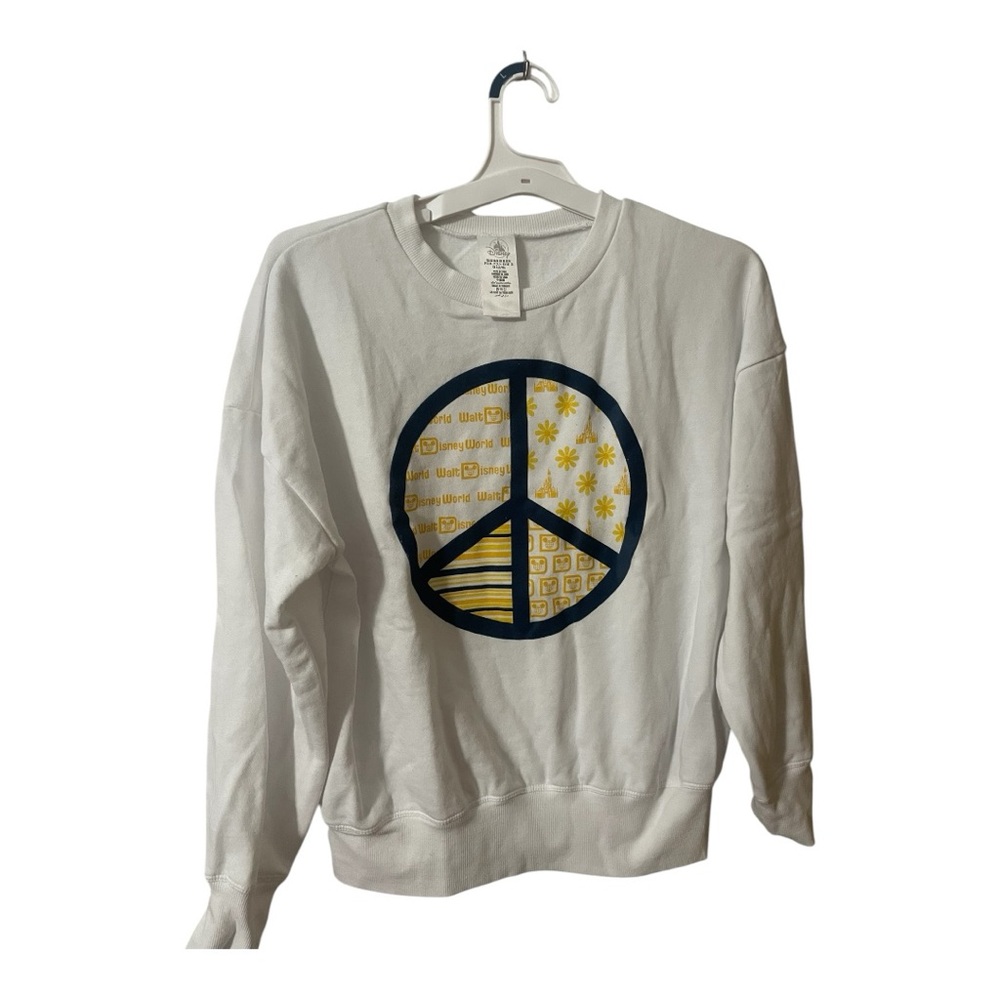 Disney peace sign sweatshirt size medium
